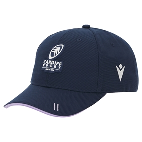 Cardiff Adults Curved Visor Cap 25/26 - Navy - Front