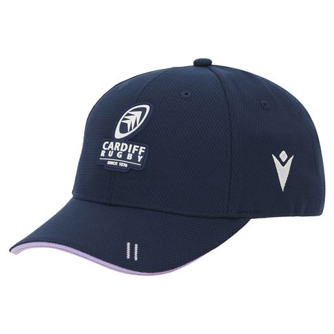 Cardiff Adults Curved Visor Cap 25/26 - Navy - Front Cardiff Adults Curved Visor Cap 25/26 - Navy - Front