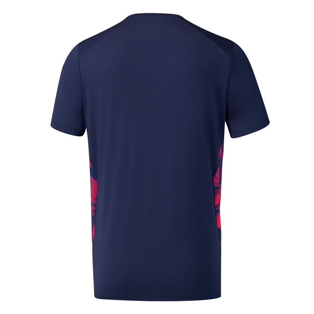 England Mens Pre Match T-Shirt 26/27 Blue Opal - Back View