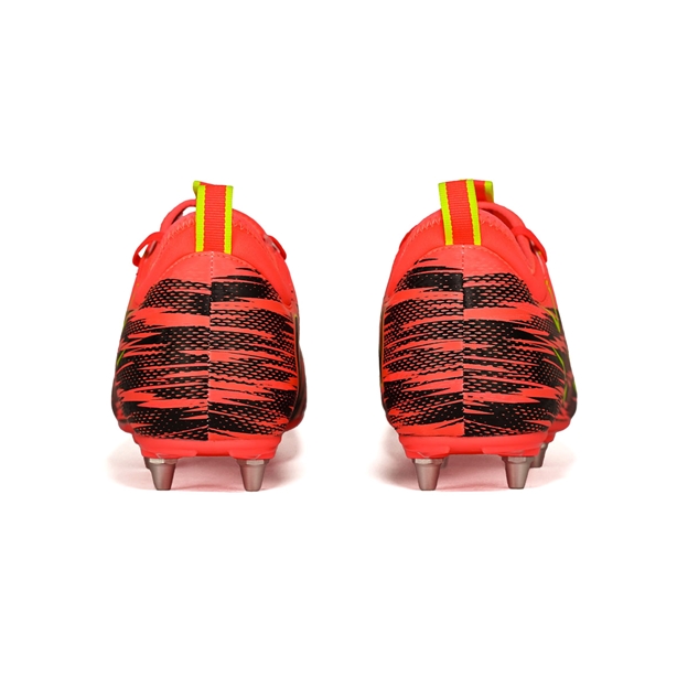 Oxen Adults Meta X 6S Soft Ground Rugby Boots - Orange Blaze