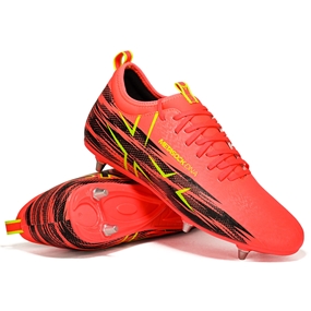 Oxen Adults Meta X 6S Soft Ground Rugby Boots Orange Blaze - Front