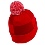 Wales Adults Pom Pom Beanie 25/26 Red - Back 