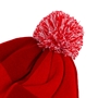 Wales Adults Pom Pom Beanie 25/26 Red - Bobble 