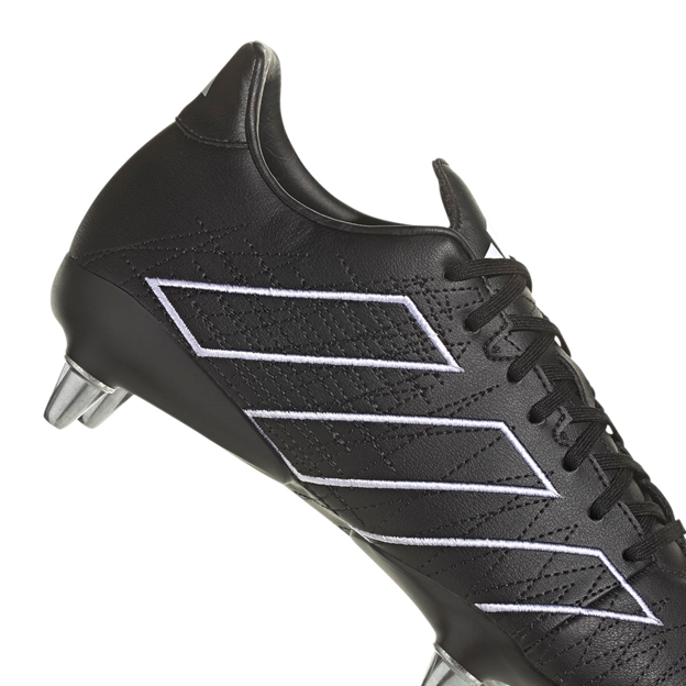 adidas Adults Kakari Elite Soft Ground Rugby Boots Black - Heel