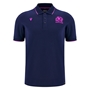 Scotland Mens Travel Polo T-Shirt 25/26 Navy - Front 