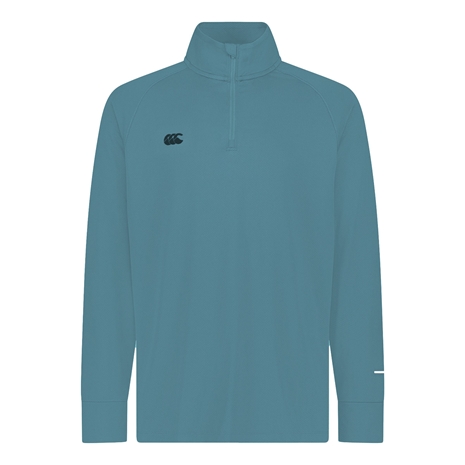 Canterbury Tempo Quarter Zip Training Top Provincial Blue - Front