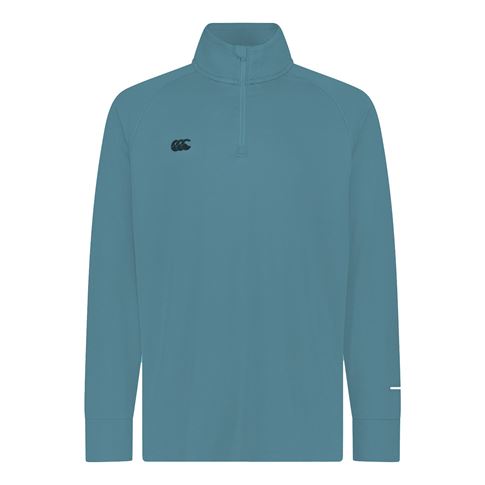 Canterbury Tempo Quarter Zip Training Top Provincial Blue - Front Canterbury Tempo Quarter Zip Training Top Provincial Blue - Front