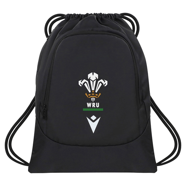 Wales Gym Sack 25/26 Black - Front