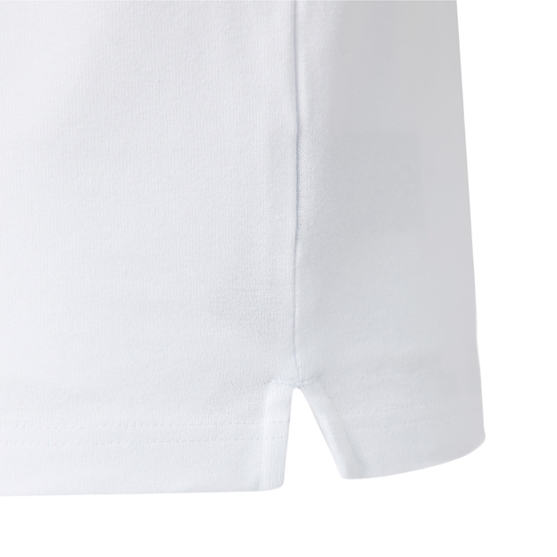 England Womens Home Classic Rugby Shirt Long Sleeve 26/27 Brilliant White - Hem View