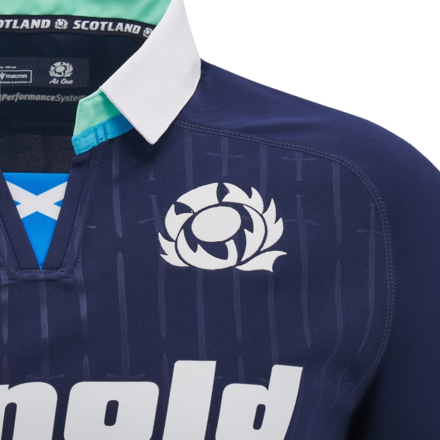 Scotland Mens Home Rugby Shirt - Short Sleeve - 24/25