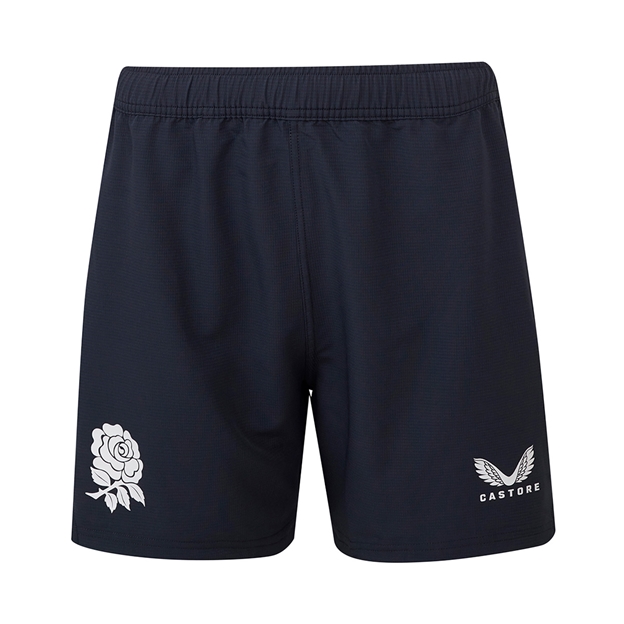 England Womens Contact Short O2 25-26 Inkwell:Storm Blue - Front