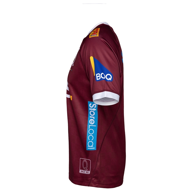 Queensland Reds Kids Home Rugby Shirt 25/26 Maroon - Side