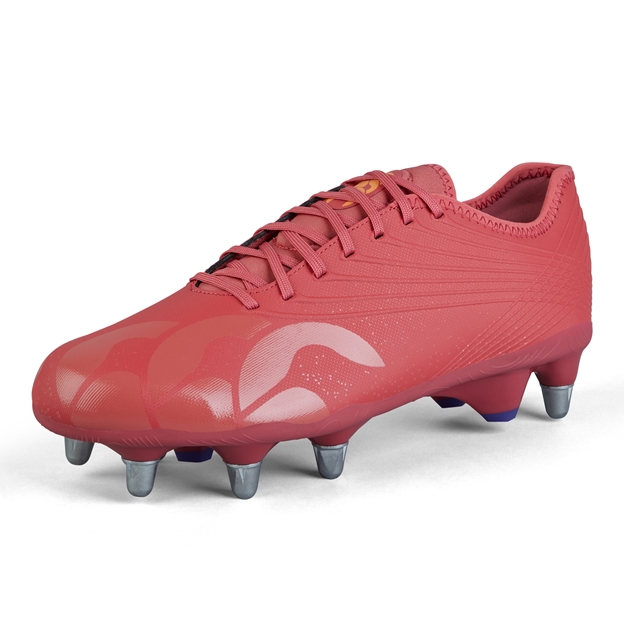 Canterbury Adults Stampede Pro Soft Ground Rugby Boots - Orange