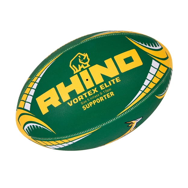 South Africa Supporters Ball Green/Gold/White Size 5 - Back