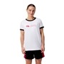 Canterbury Womens Legends Ringer T-Shirt Bright White - Model Front 