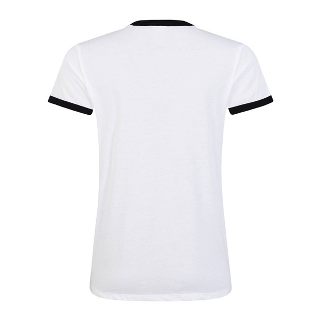 Canterbury Womens Legends Ringer T-Shirt Bright White - Back