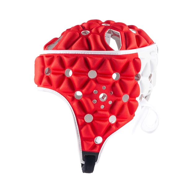 Gilbert Air Headguard Red - Left Side View