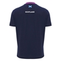 Scotland Mens Athleisure Cotton T-Shirt 25/26 Navy - Back 
