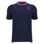 Scotland Mens Athleisure Cotton T-Shirt 25/26 Navy - Front 