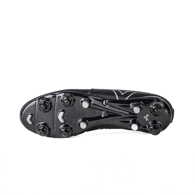 Oxen Adults Raptor Pro Mix Stud Rugby Boots-Black/Silver - Sole