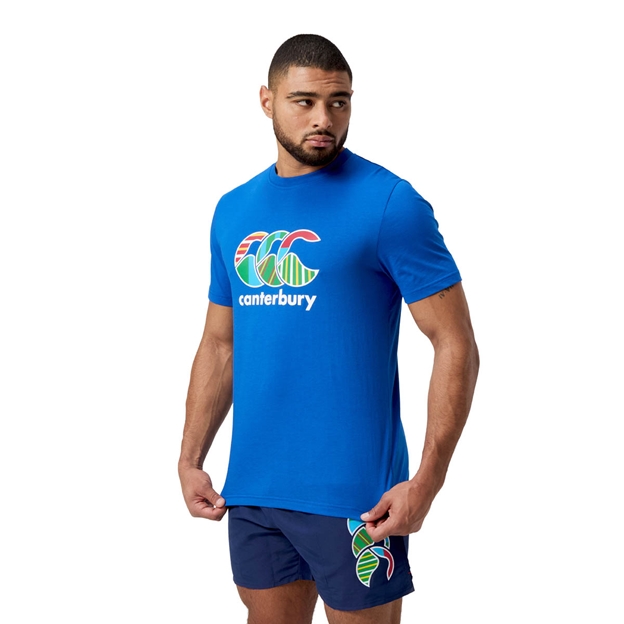 Canterbury Mens Uglies T-Shirt - Olympian Blue