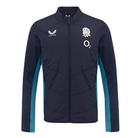 England Mens Performance Thermal Jacket 25-26 Inkwell:Storm Blue - Front