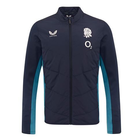 England Mens Performance Thermal Jacket 25-26 Inkwell:Storm Blue - Front England Mens Performance Thermal Jacket 25-26 Inkwell:Storm Blue - Front