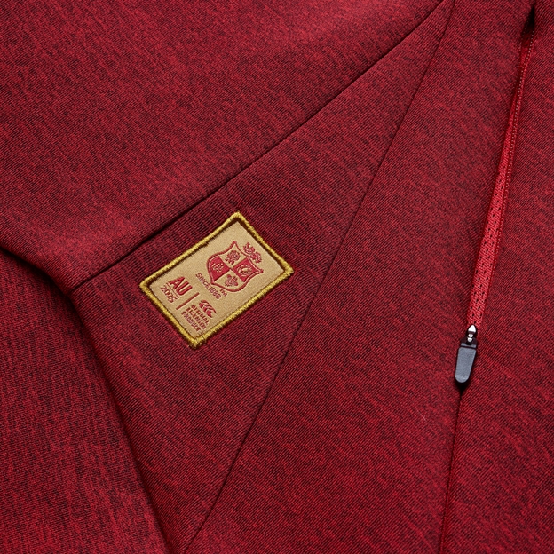 British and Irish Lions Mens Everest Hoody Red - Official Product