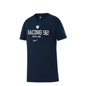Racing 92 Kids Graphic T-Shirt 26/27 Obsidian - Front View