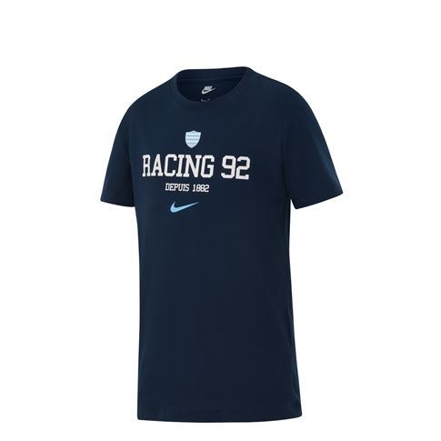 Racing 92 Kids Graphic T-Shirt 26/27 Obsidian - Front View
