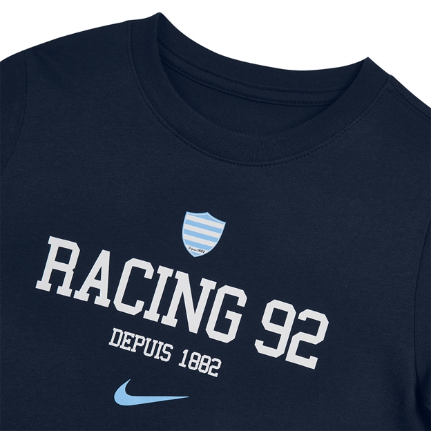 Racing 92 Kids Graphic T-Shirt 26/27 Obsidian - Graphic Close-up