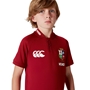 British and Irish Lions Junior Polo - Red - Model Front Half 
