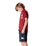 British and Irish Lions Junior Polo - Red - Model Side 