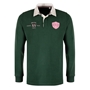 Womens World Cup Brazil Adults Classic Heavyweight Rugby Shirt Bottle Green - Front 