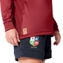 British and Irish Lions Womens 1/4 Zip Hoody - Red - Model Side 