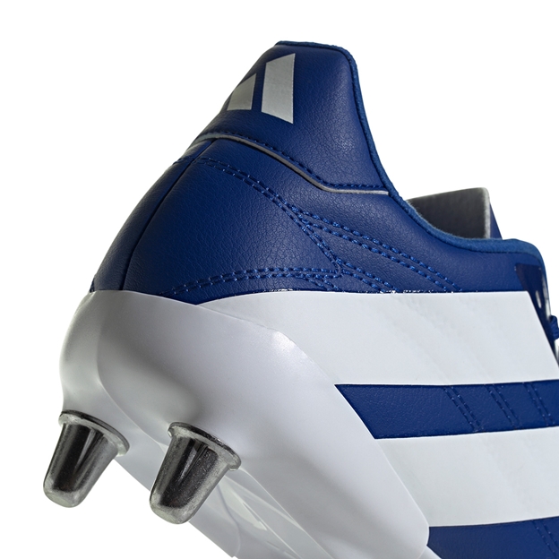 Adidas Adults Kakari Soft Ground Rugby Boots Team Royal Blue - Heel Detail Close-up