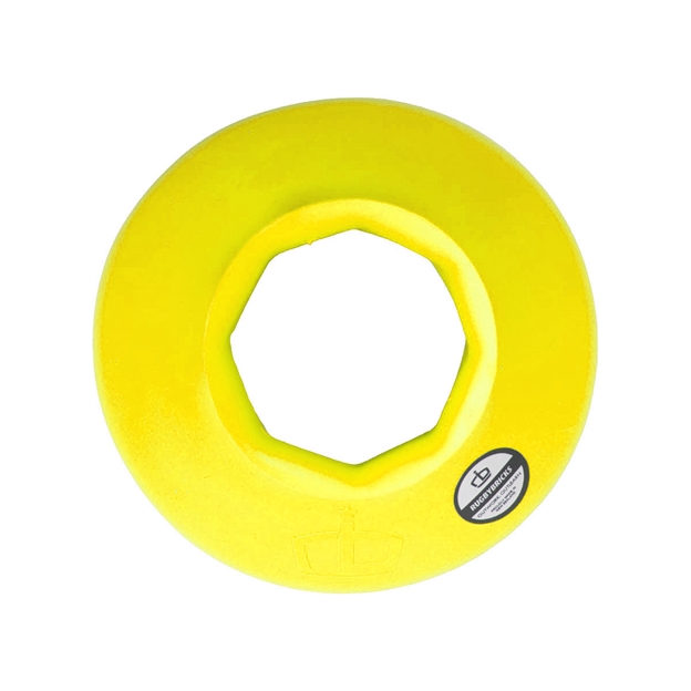 Rugby Bricks Vortex Mid Kicking Tee Neon Yellow - Top View