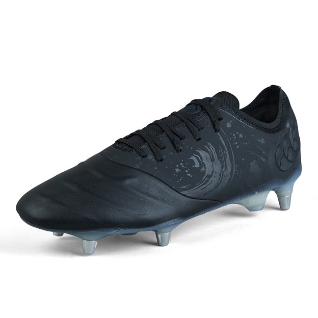 Canterbury Adults Phoenix Genesis Elite Soft Ground Rugby Boots - Black