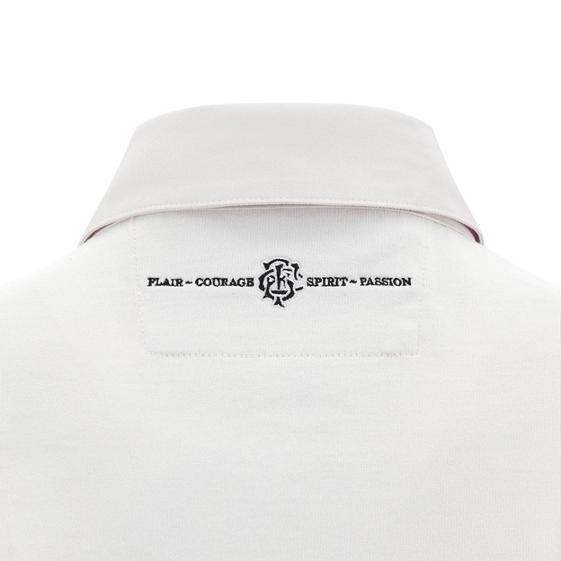 barbarians mens home cotton rugby shirt - back detail