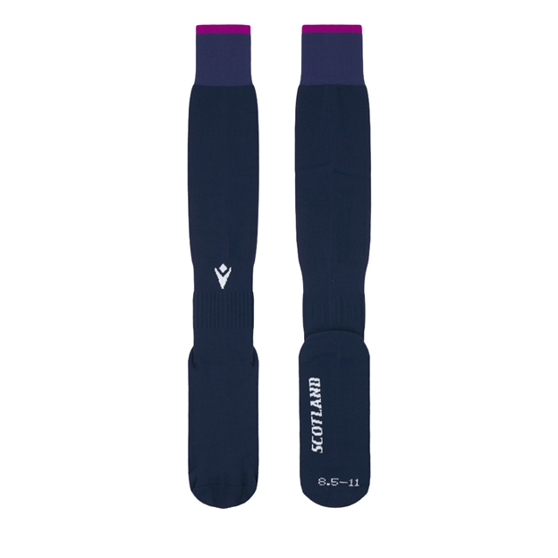 Scotland Mens Home Rugby Socks 25/26 Navy - Flatlay