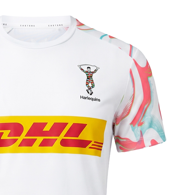 Harlequins Kids Pre Match T-Shirt 26/27 - Sea Angel