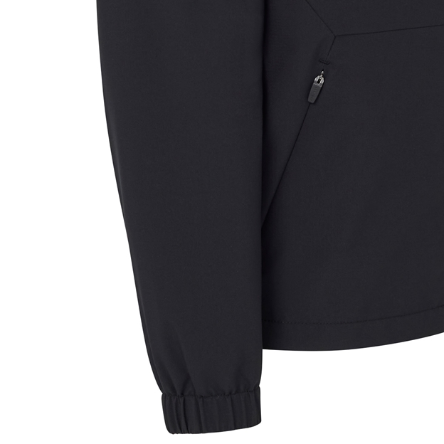 England Kids Performance Shower Jacket - Packable Hood 26/27 Castore Black - Zipped Pocket Close-up